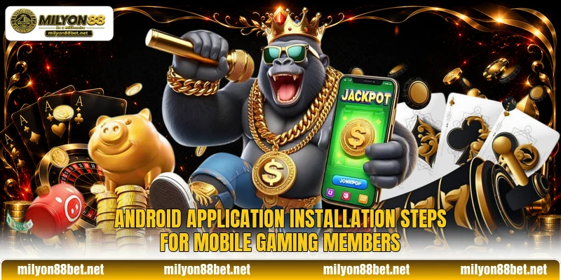 Android application installation steps for mobile gaming members