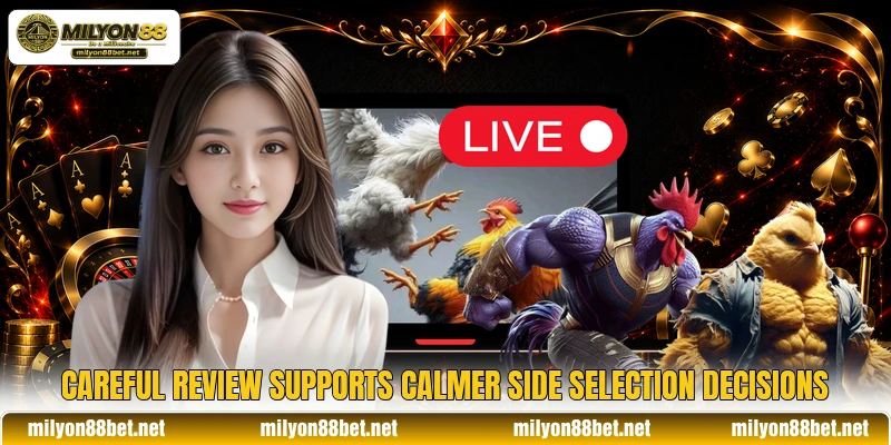 Careful review supports calmer side selection decisions Careful review supports calmer side selection decisions