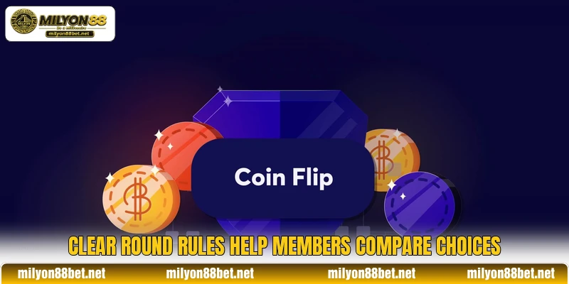 Clear round rules help members compare choices Clear round rules help members compare choices