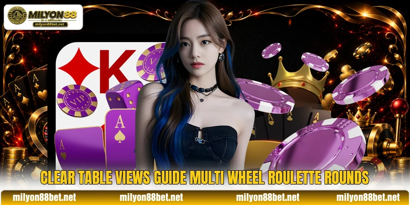 Clear table views guide Multi Wheel Roulette rounds Clear table views guide Multi Wheel Roulette rounds