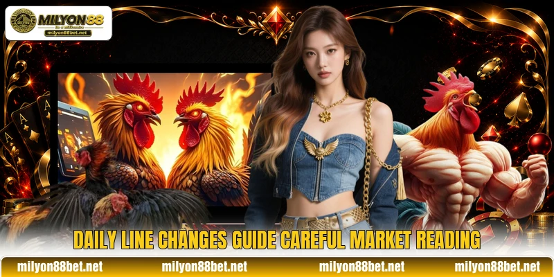 Daily line changes guide careful market reading Daily line changes guide careful market reading