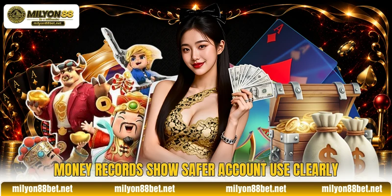 Money records show safer account use clearly