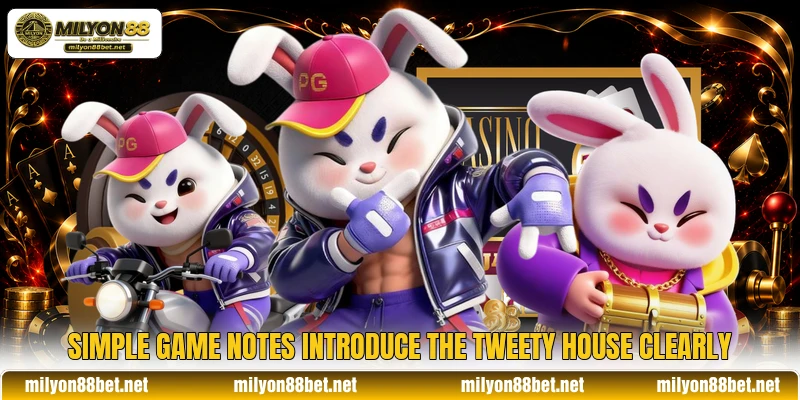 Simple game notes introduce The Tweety House clearly