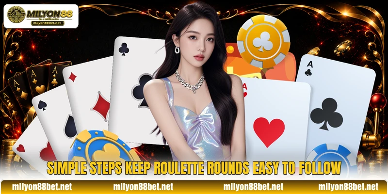 Simple steps keep roulette rounds easy to follow