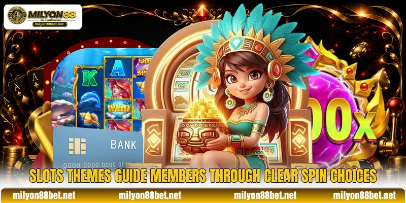 Slots themes guide members through clear spin choices