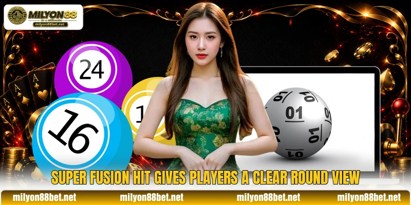 Super Fusion Hit gives players a clear round view Super Fusion Hit gives players a clear round view